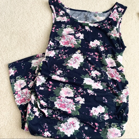 Dresses & Skirts - Floral Maternity Sleeveless Bodycon Dress